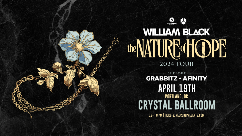 Red Cube Presents: William Black at the Crystal Ballroom | April 19, 2024